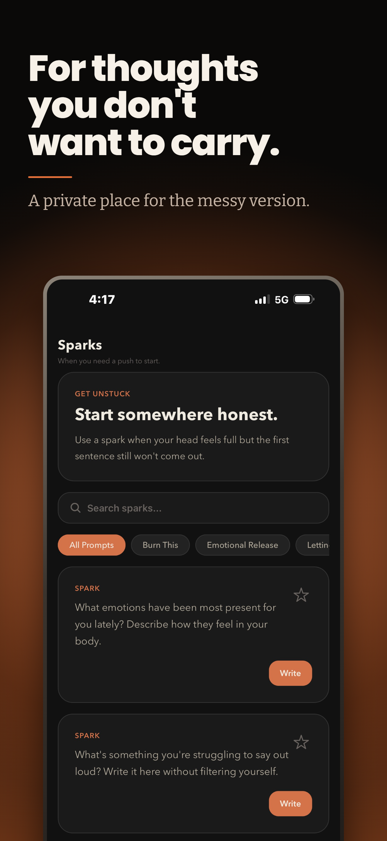 Rant & Private Burn Journal screenshot 5