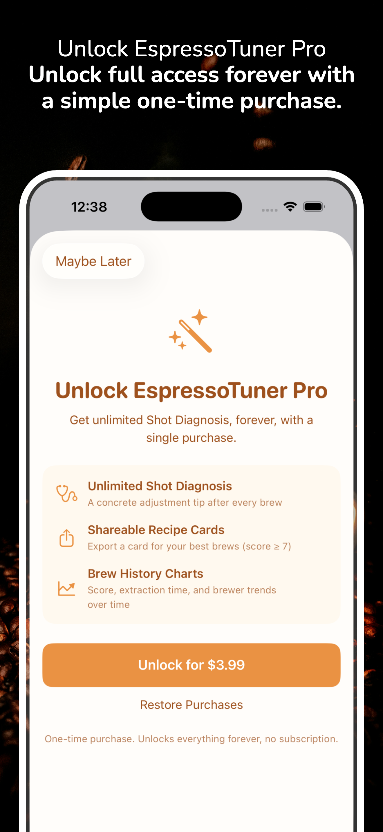 Espresso Tuner: Coffee Timer screenshot 5