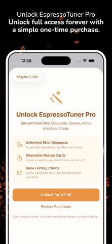 Espresso Tuner: Coffee Timer Screenshot 5 of 5