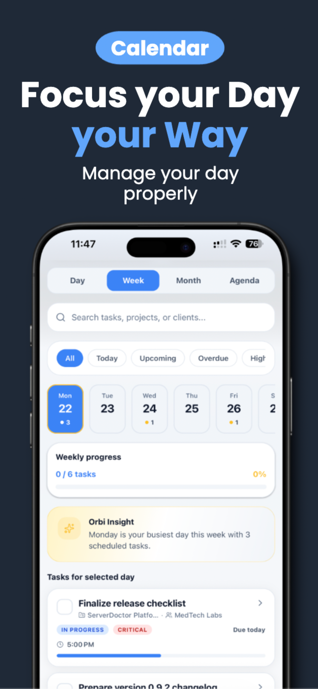 Orbit - Task Management screenshot 5