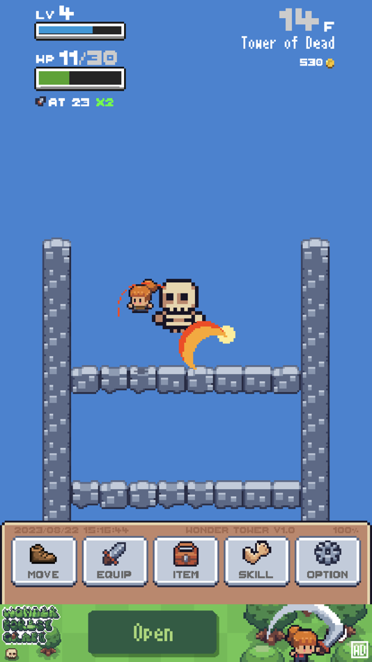 #4. Wonder Tower - Easy Action RPG (iOS) 由: HULABREAKS