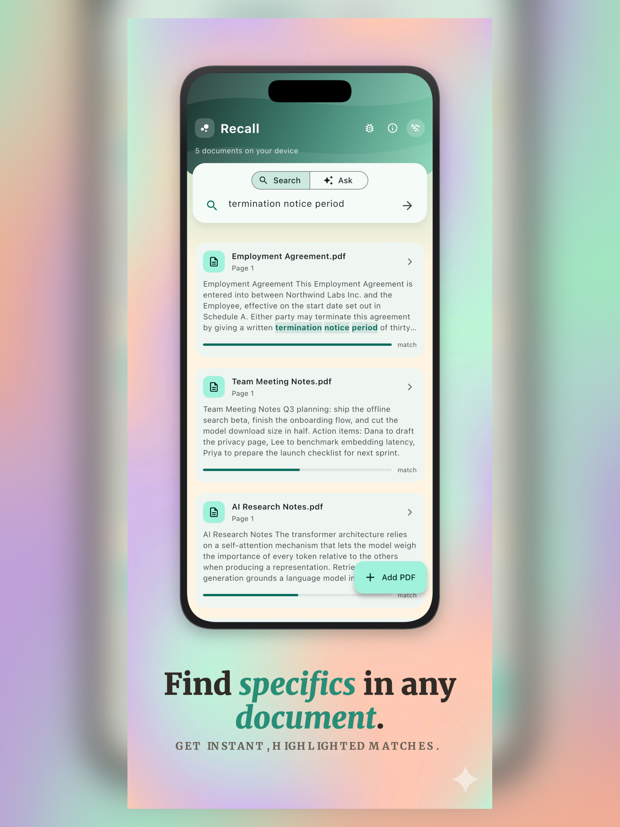 Recall Offline screenshot 8