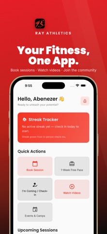 Ray Athletics iPhone screenshot