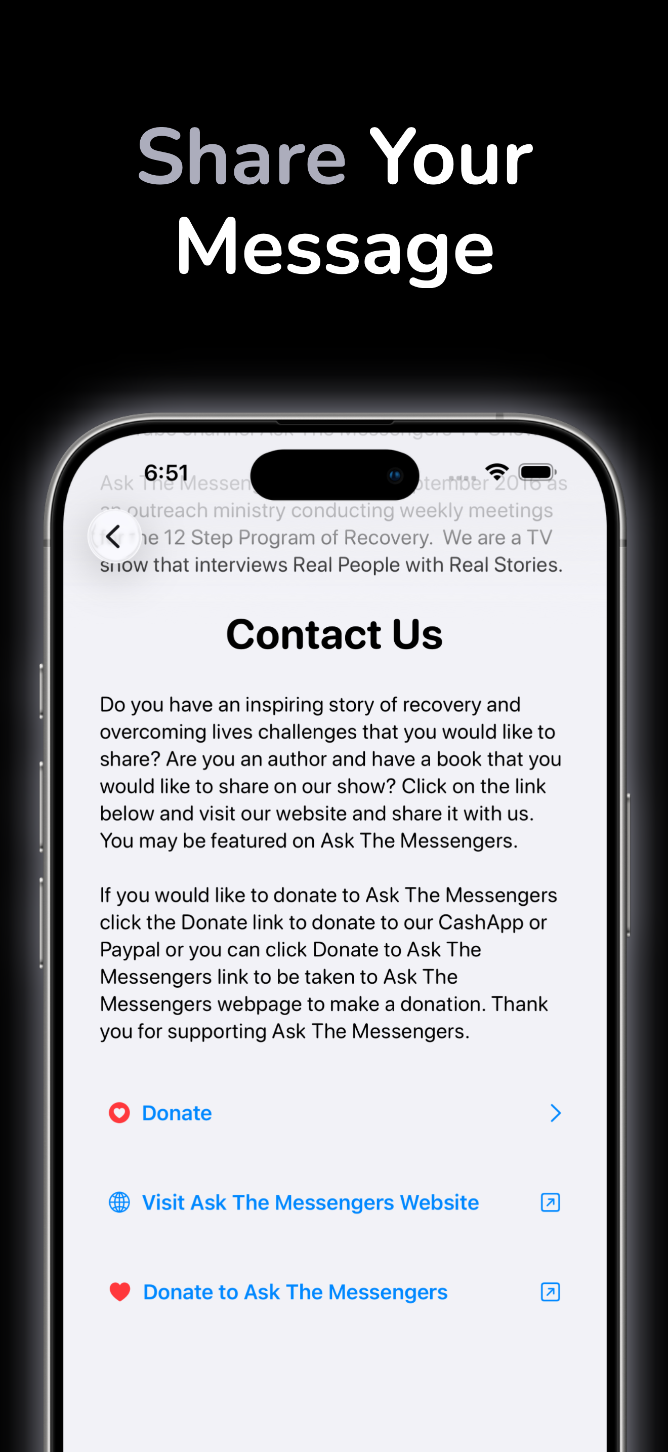 Ask The Messengers