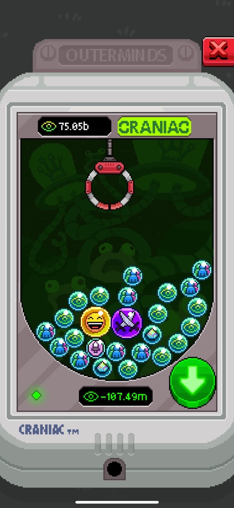 PewDiePie's Tuber Simulator - CRANIAC es un minijuego de grúa donde los usuarios intentan atrapar burbujas de bonificación y emojis especiales para ganar recompensas.