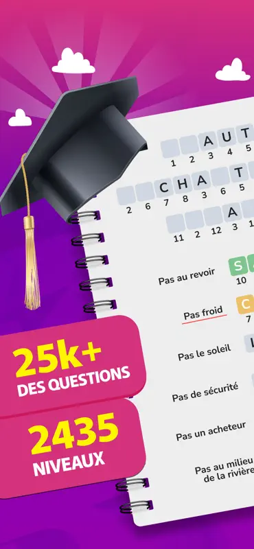 Crostic Crossword－Mots fléchés screenshot 1 of 6