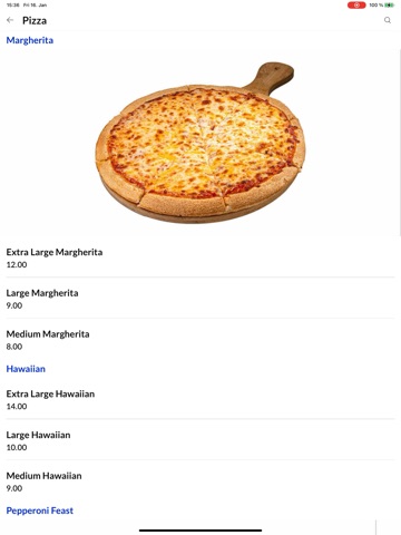Athena Takeaway iPad screenshot