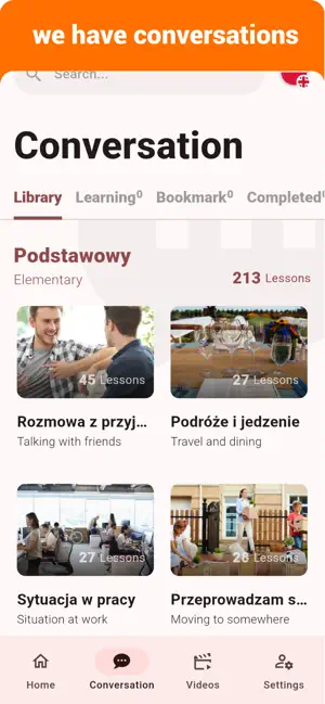 Polish - Listening Speaking screenshot 2