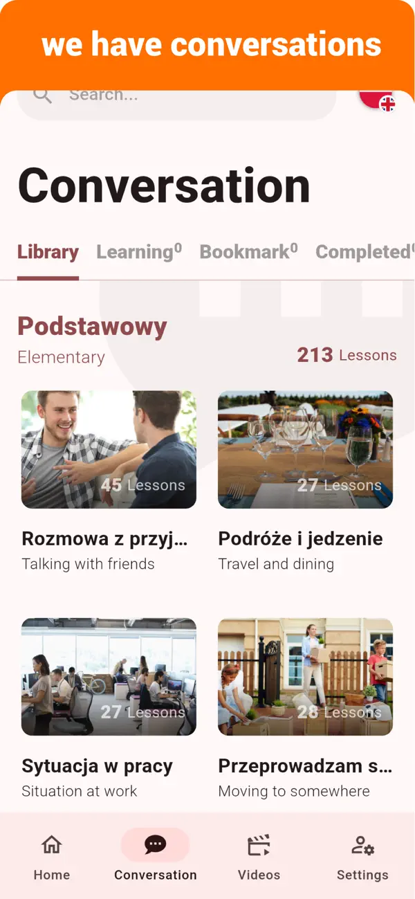 Screenshot #2 pour Polish  - Listening Speaking