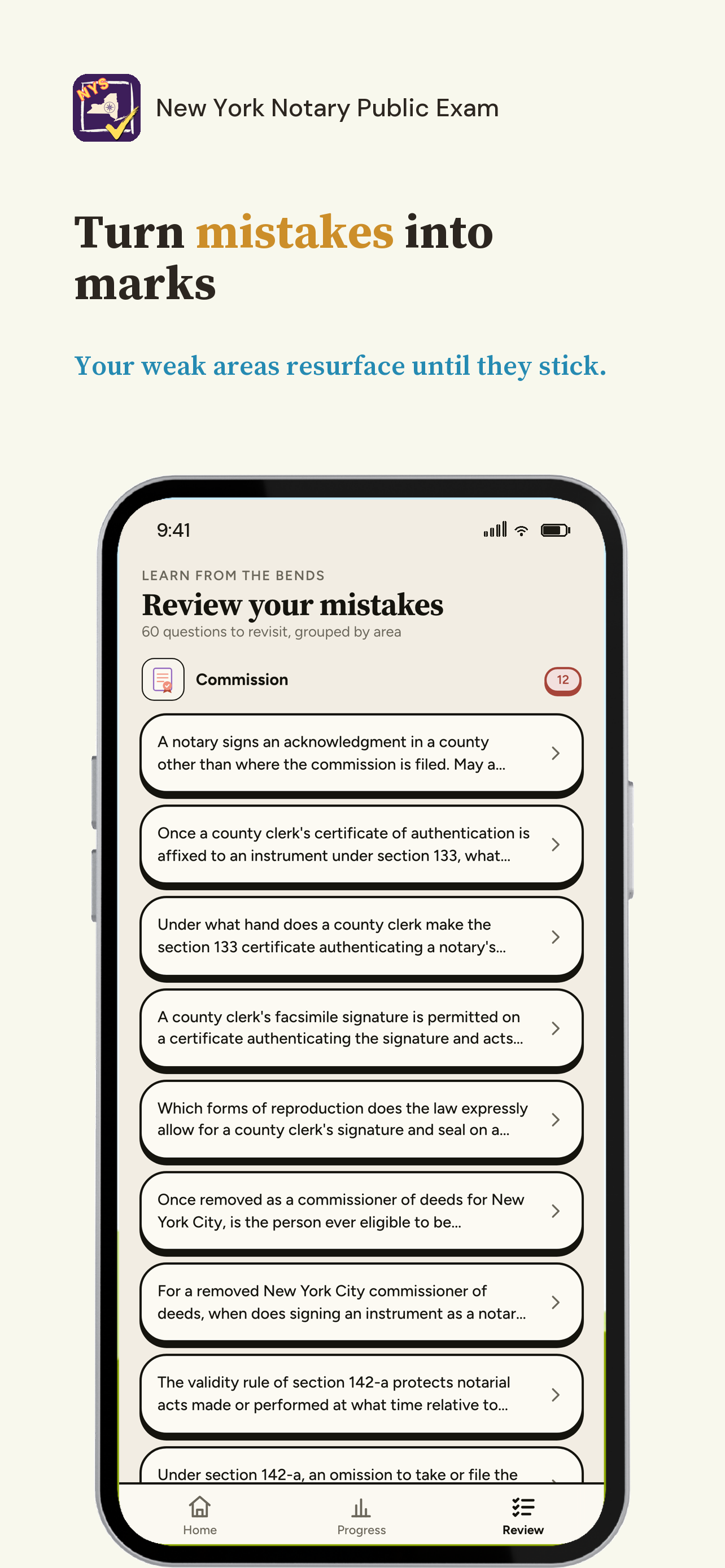 New York Notary Public Exam screenshot 6
