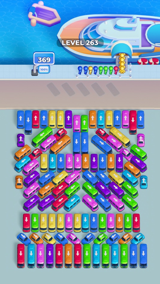#4. Bus Sort: Color Parking Jam (iOS) 由: AMOBEAR PTE. LTD