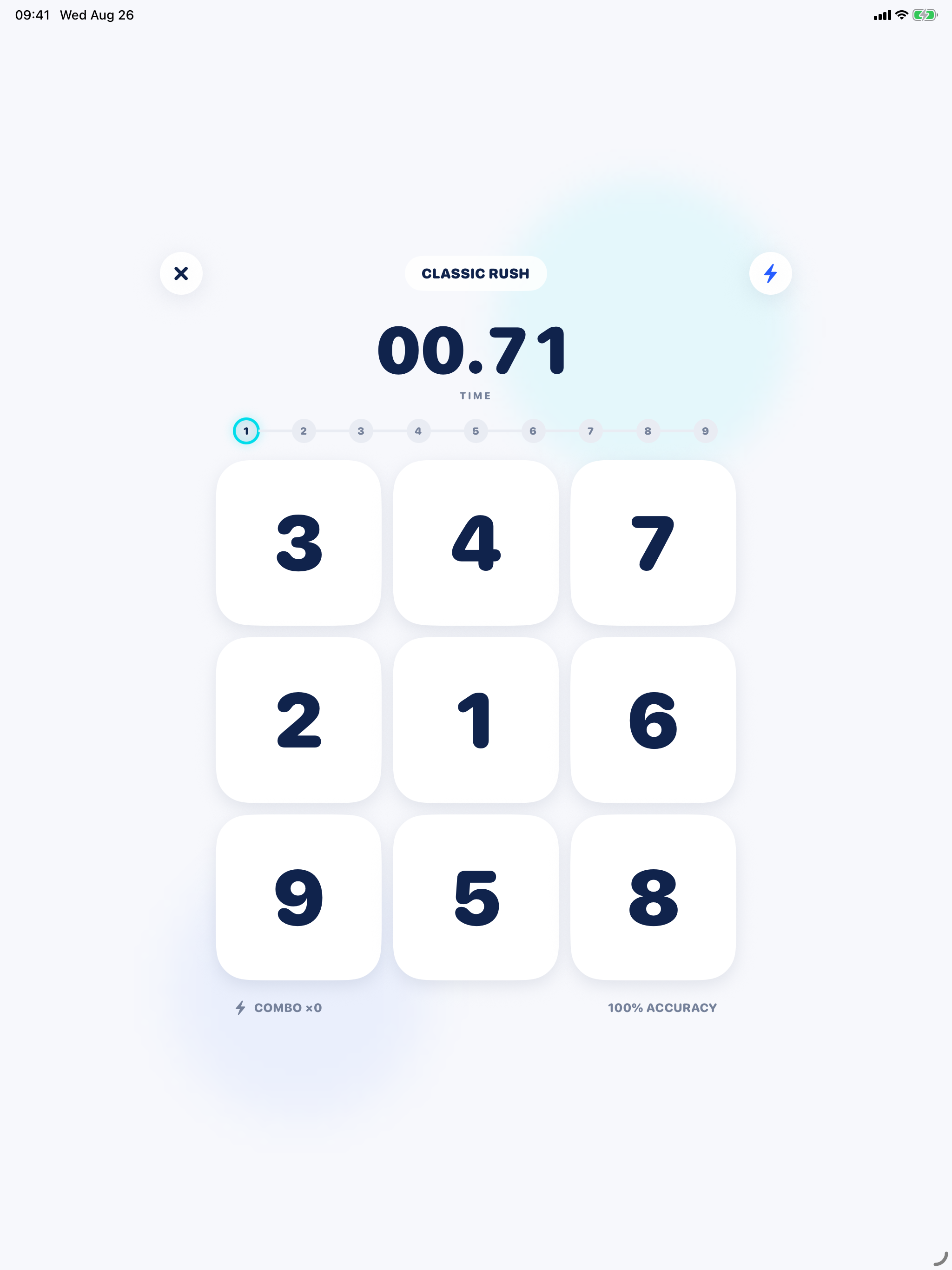 1to9: Tap Rush screenshot 2