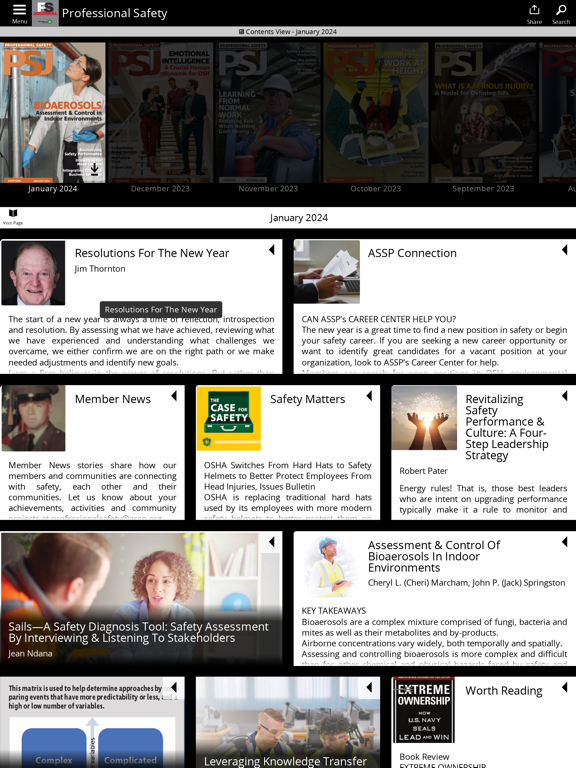 ASSP Professional Safety iPad screenshot 5 - Reference app