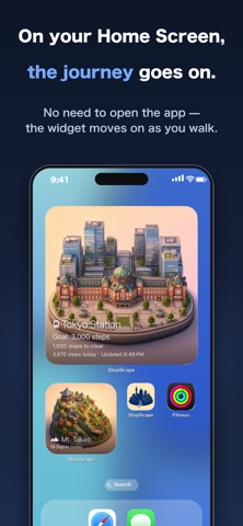StepScape: Walk Travel Widget Screenshot 3 of 8