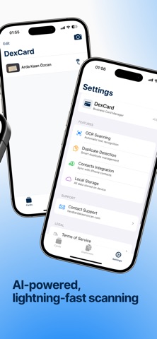 DexCard: Business Card Scanner screenshot