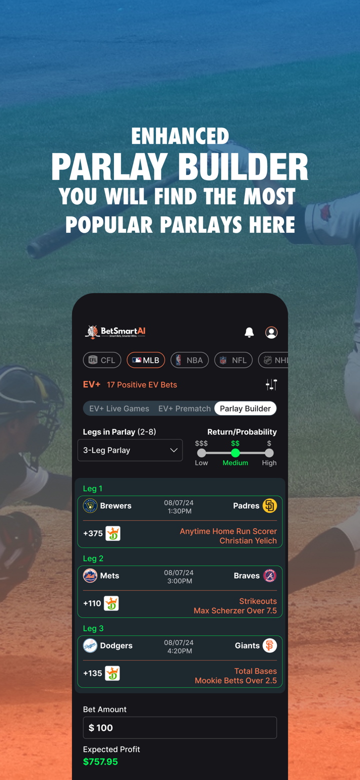 AI Sports Betting : BetSmartAI screenshot 2