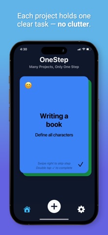 OneStep - Minimal Task Manager Screenshot 1 of 5