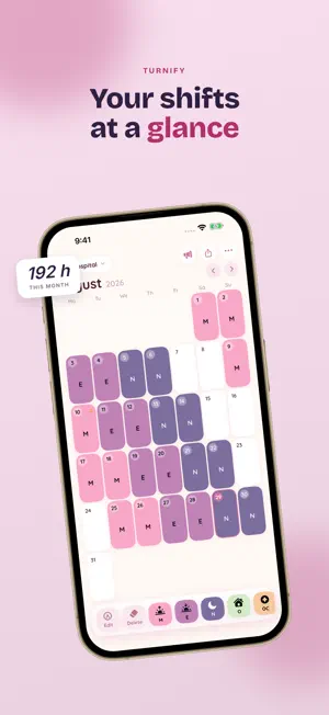 Turnify: Shift Work Calendar screenshot 1