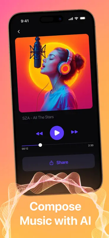 AI Cover: Own Songs Generator screenshot 1 of 7