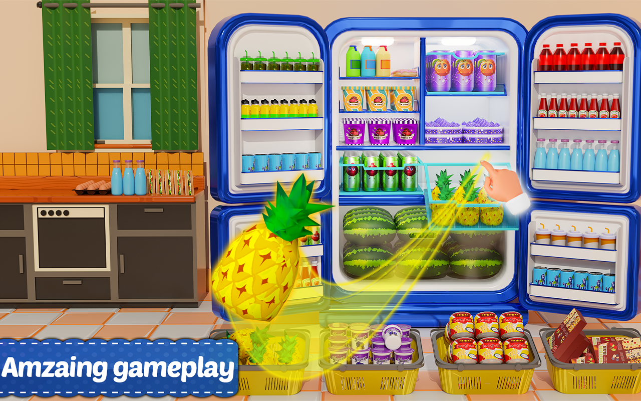 Fridge Organizer 3D Game