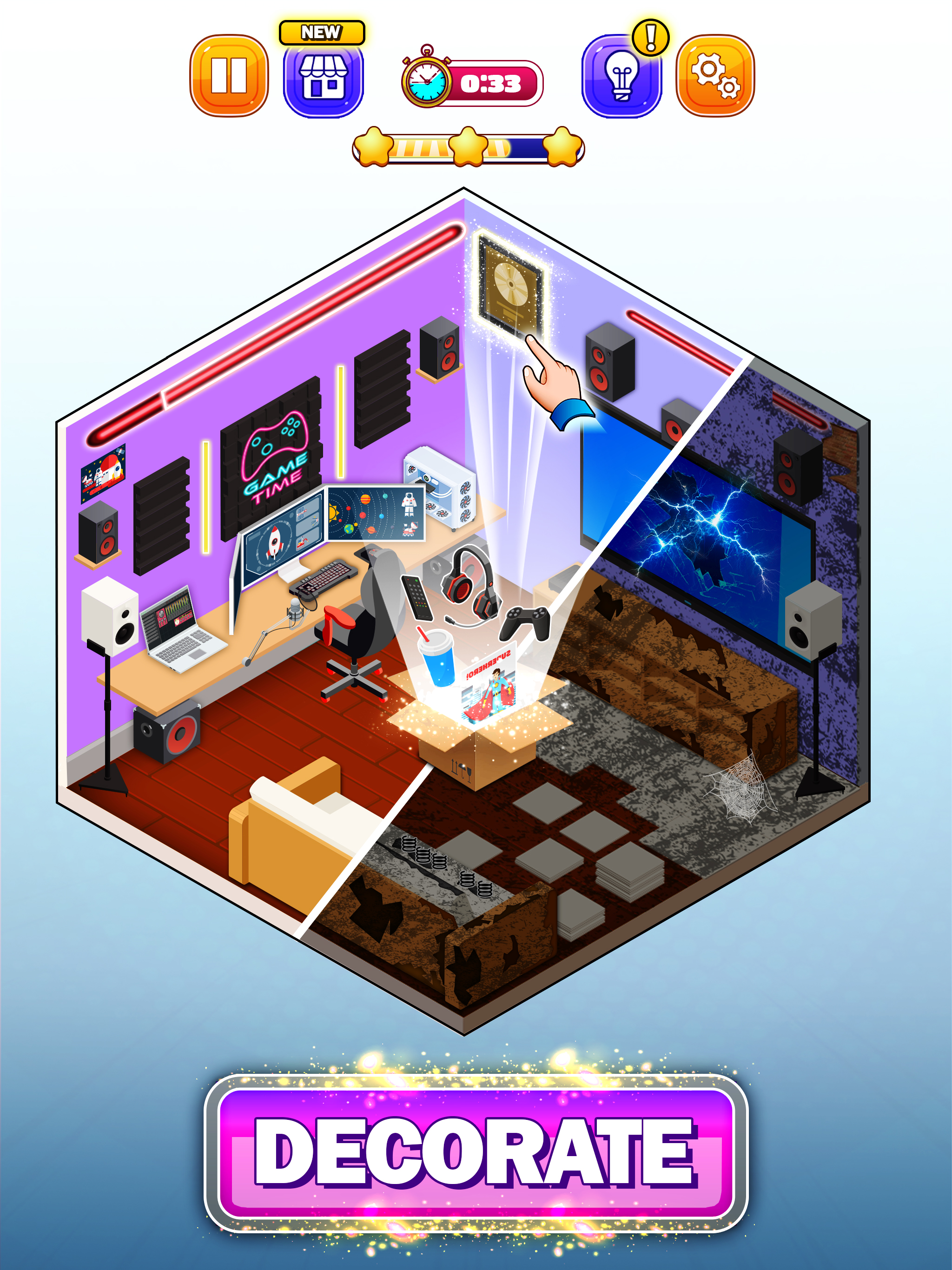 DecorVille: Tidy Room Makeover