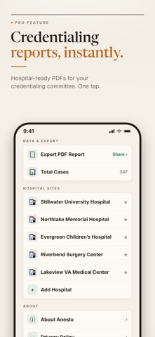 Anesto - Anesthesia Case Log Screenshot 3 of 8