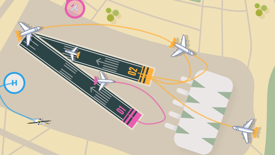 #1. Airport Madness: Plane Control (iOS) 由: Devnex