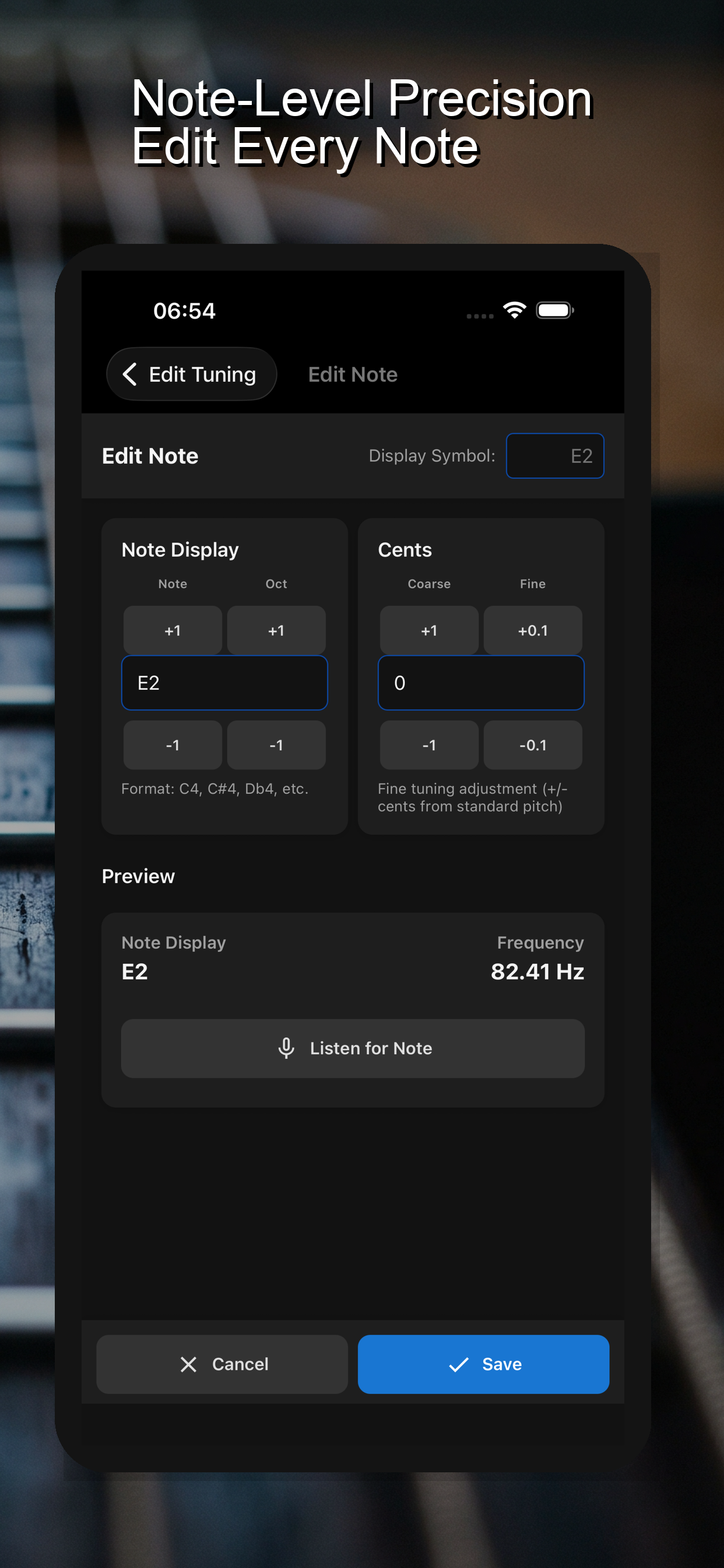 Precise Strobe Tuner:StroboPro screenshot 9