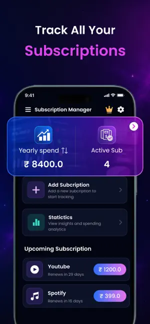 Sublix - Subscription Manager screenshot 2
