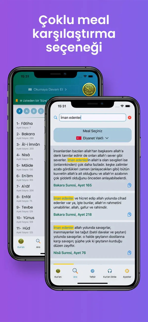 Screenshot #3 pour Kur'an Dinle