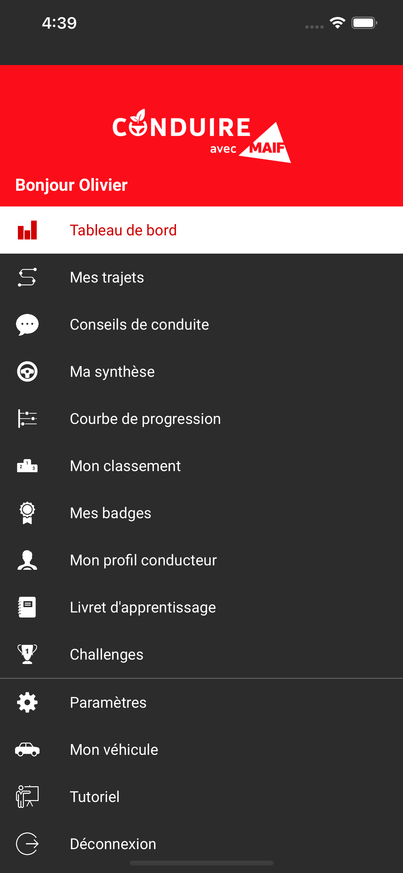 Conduire avec MAIF