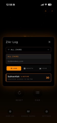 Tasbih Dhikr Counter screenshot