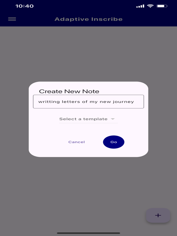 App screenshot