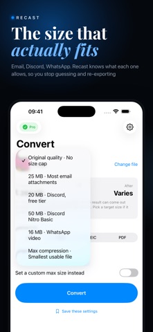 Recast: Convert & Compress Screenshot 3 of 8