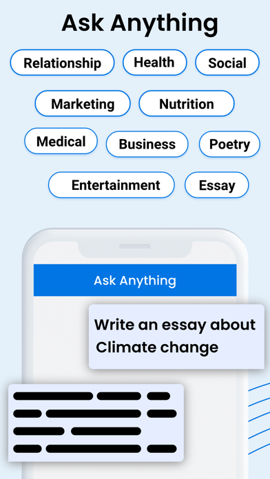Screenshot #3 pour Chatbot AI Assistant & Writer