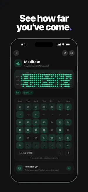 Habit Tracker - HabitKit screenshot 4