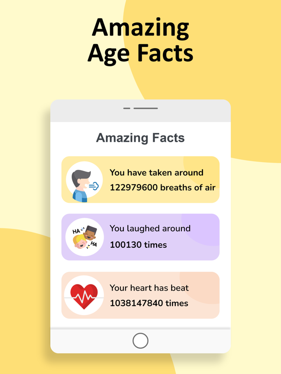 Age Calculator - Date of Birth iPad screenshot 6 - Entertainment app
