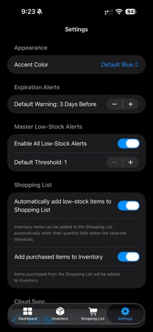 App screenshot