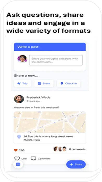 RIA Circle iPhone screenshot 1 - Social Networking app