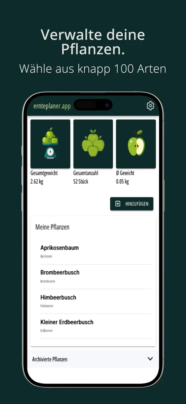 Screenshot #2 pour ernteplaner.app