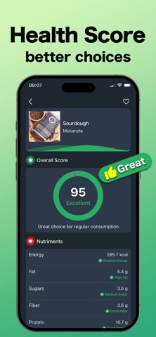 FoodIQ - 食品健康扫描，营养分析 screenshot