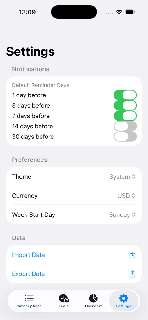 Simple Subscription Tracker - Finance App | MWM