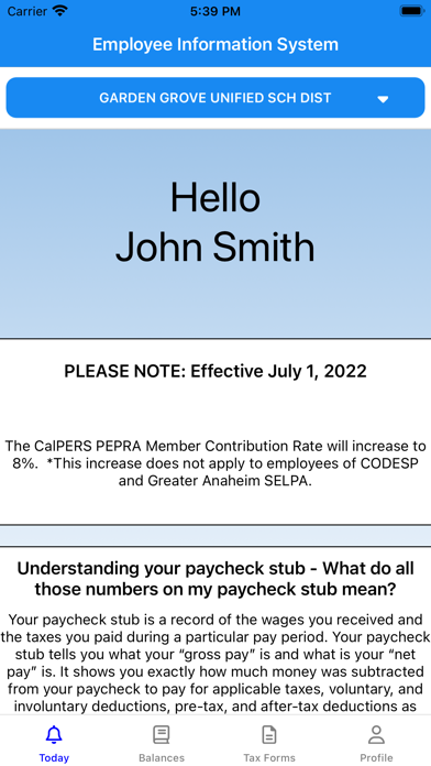 OCDE EIS iPhone screenshot 1 - Business app