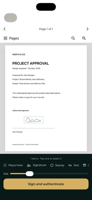 Cacha Sign screenshot 2
