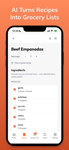 CookPrep AI: Grocery List screenshot