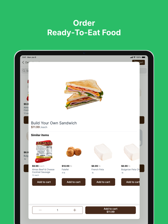 Sabzee Market iPad screenshot 5 - Food & Drink app
