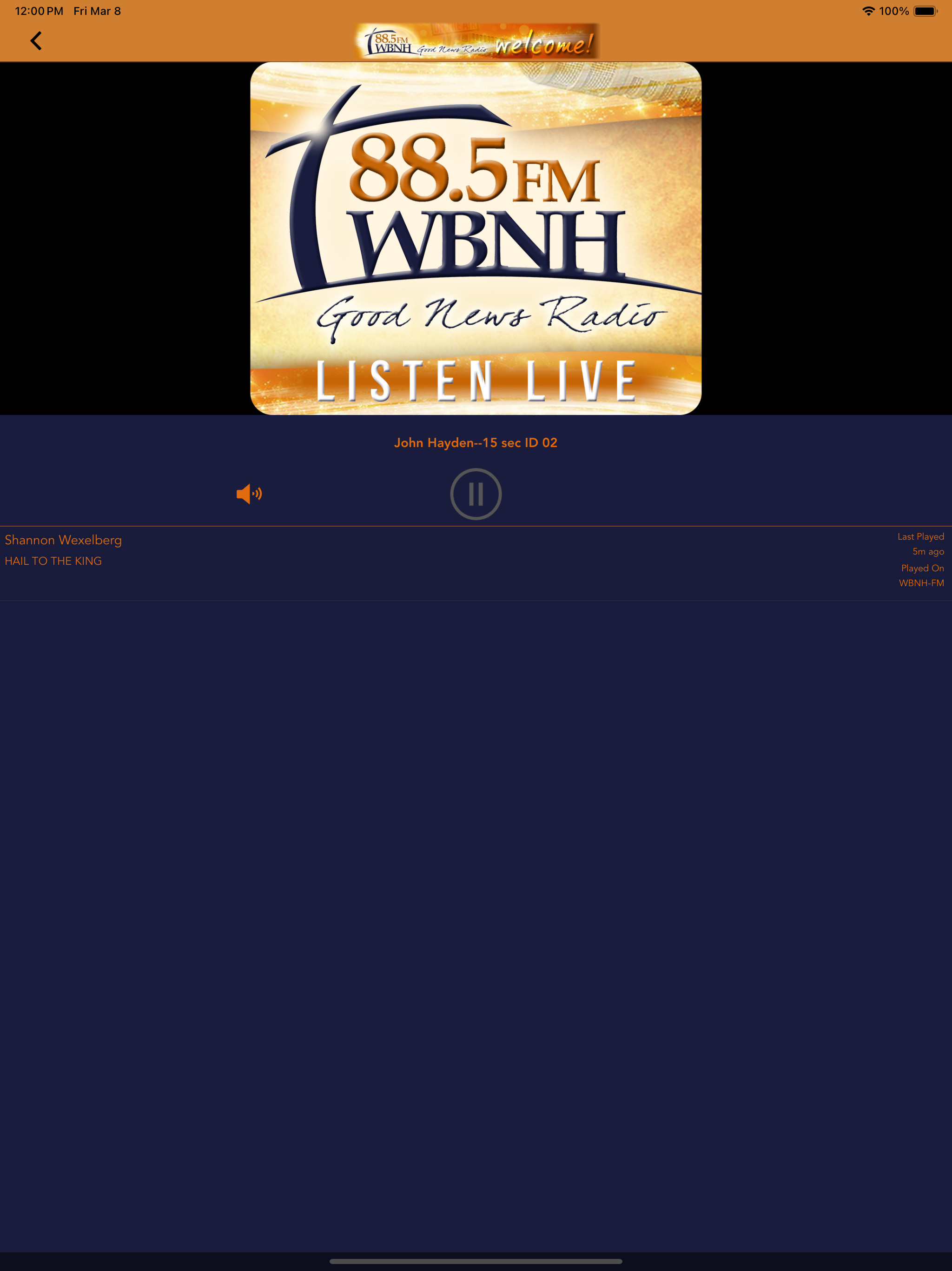 WBNH 88.5FM