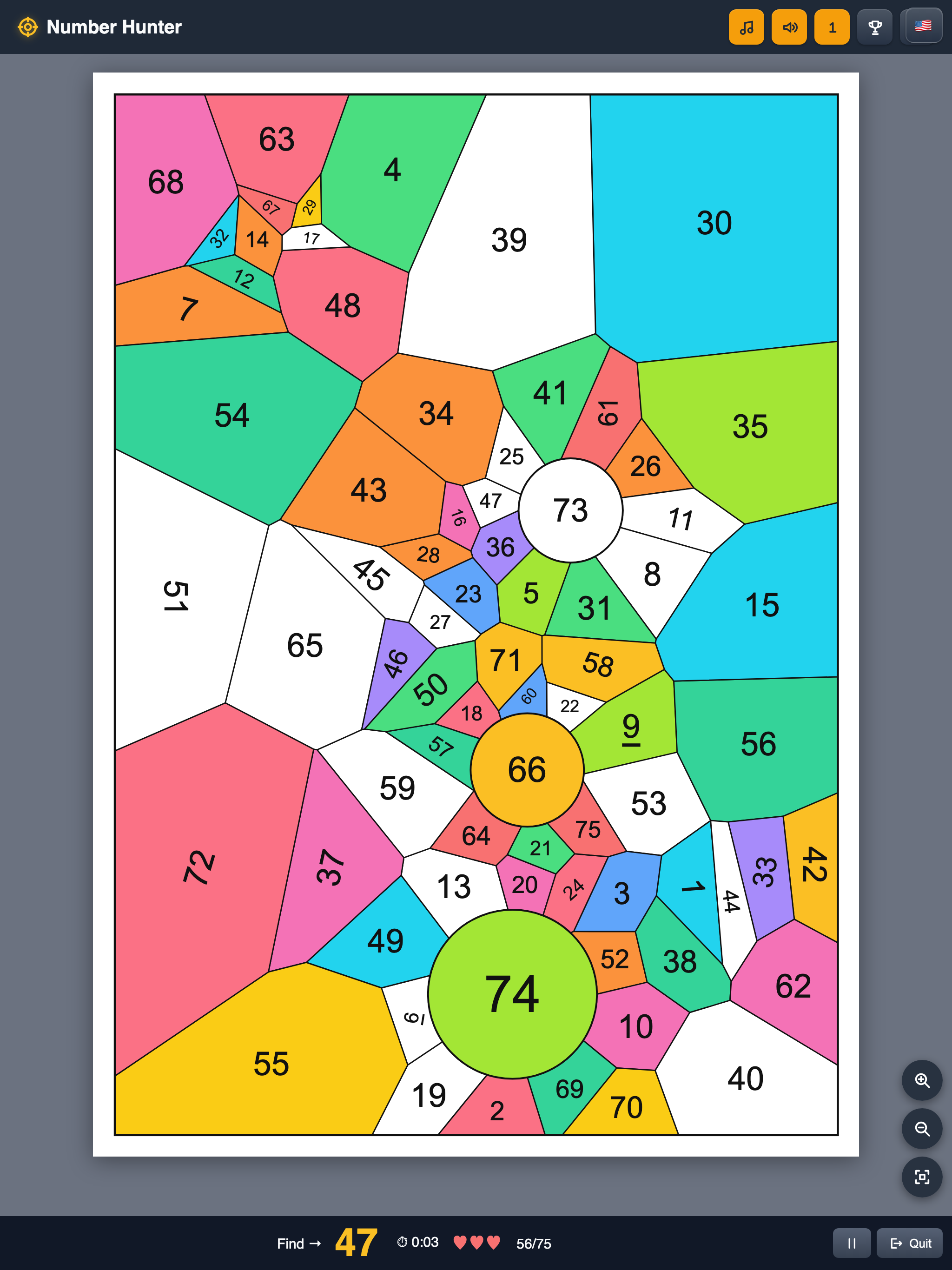 Number Hunter - Find Fast screenshot 6