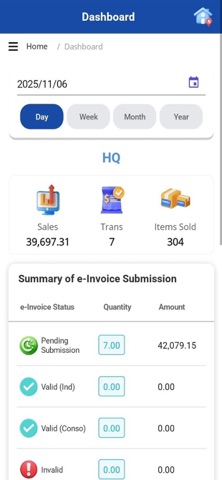 EBI Mobile POS screenshot