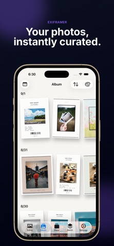 Exiframer : Photo Frame & EXIF Screenshot 4 of 6